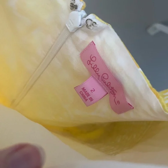 Lilly Pulitzer yellow sundress - Picture 2 of 4